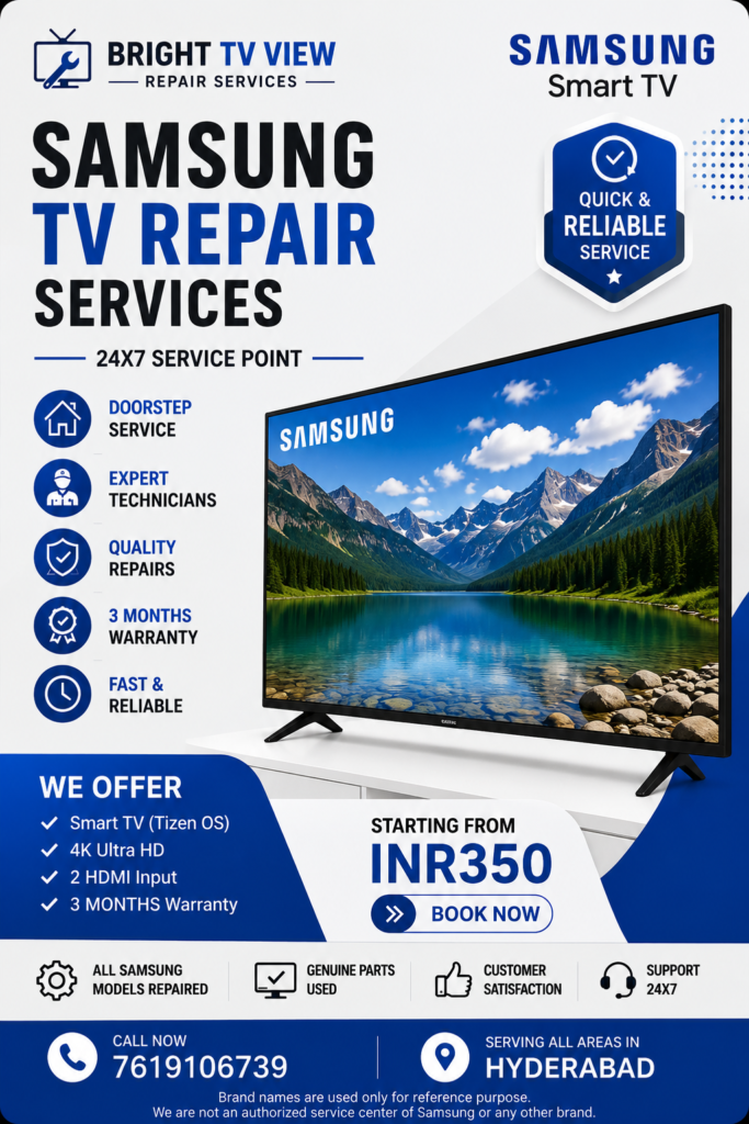 samsung tv repair services