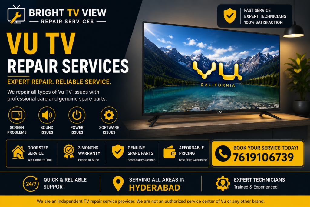 vu tv repair